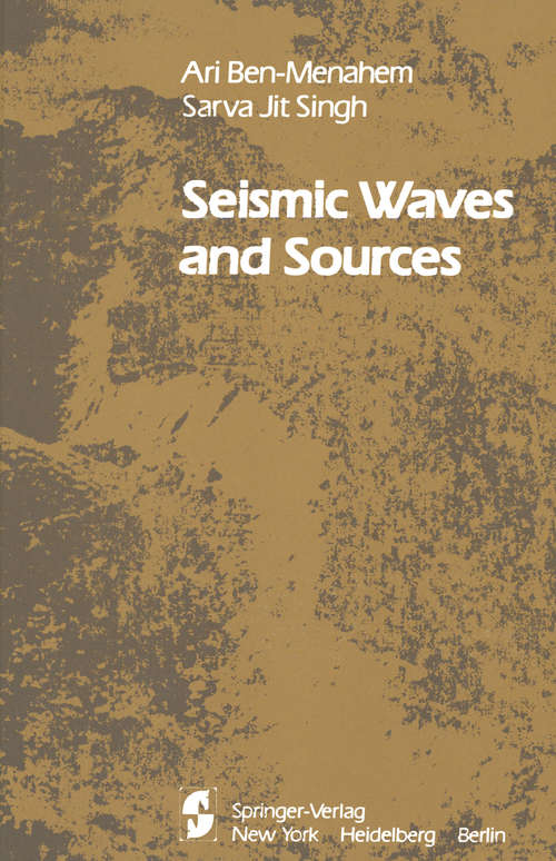 Book cover of Seismic Waves and Sources (1981)