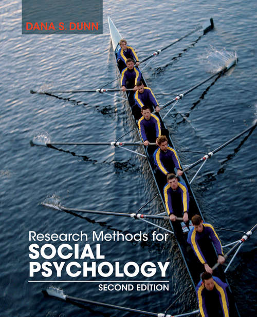 Book cover of Research Methods for Social Psychology
