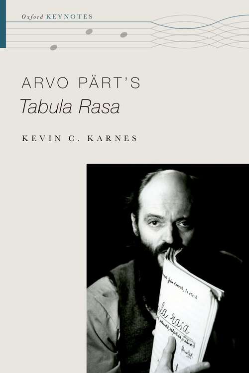 Book cover of Arvo Pärt's Tabula Rasa (Oxford Keynotes)