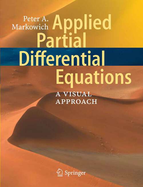 Book cover of Applied Partial Differential Equations: A Visual Approach (2007)