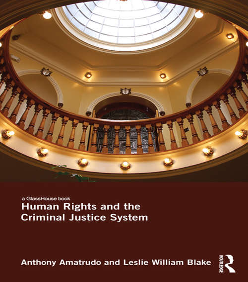 Book cover of Human Rights and the Criminal Justice System