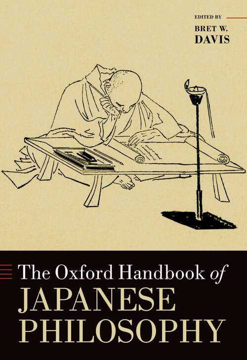 Book cover of The Oxford Handbook of Japanese Philosophy (Oxford Handbooks)