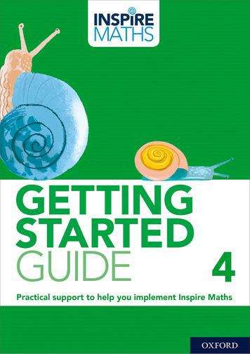 Book cover of Inspire Maths: Getting Started Guide 4