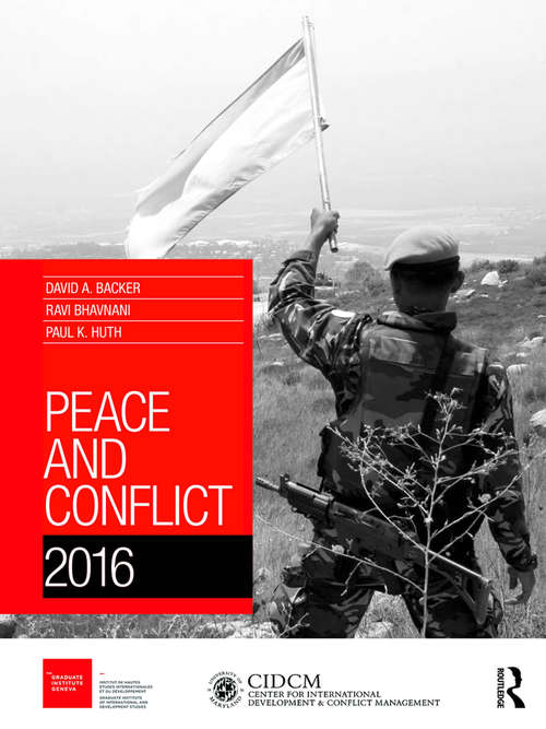 Book cover of Peace and Conflict 2016 (Peace and Conflict)