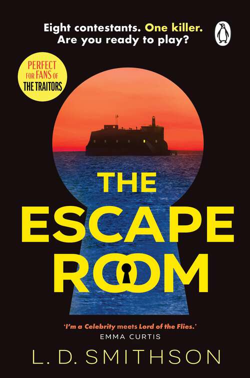Book cover of The Escape Room: Squid Game meets The Traitors, a gripping debut thriller about a reality TV show that turns deadly
