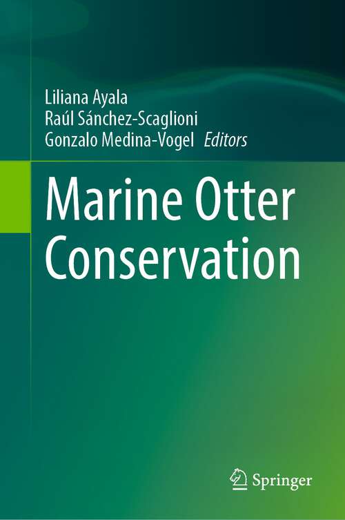 Book cover of Marine Otter Conservation (2024)