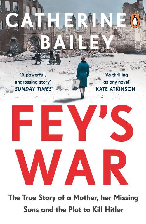 Book cover of Fey's War: The True Story of a Mother, her Missing Sons and the Plot to Kill Hitler