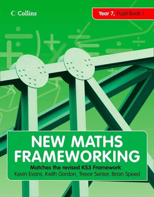 Book cover of New Maths Frameworking: Year 7, Pupil Book 1 (2nd edition) (PDF)