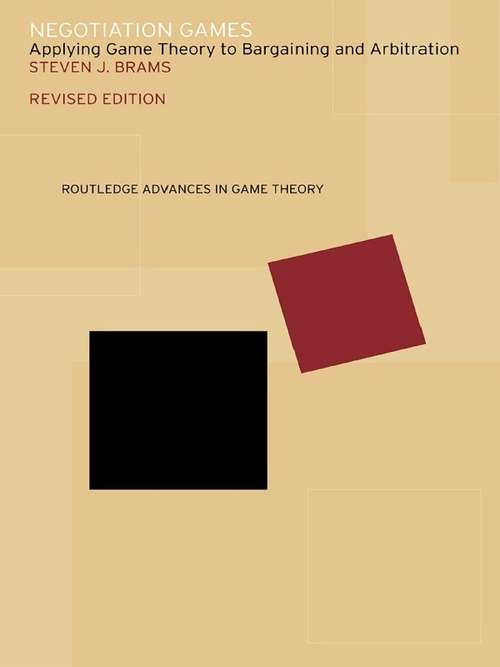 Book cover of Negotiation Games (2)