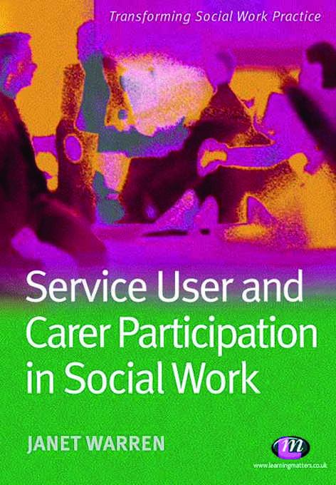 Book cover of Service User and Carer Participation in Social Work