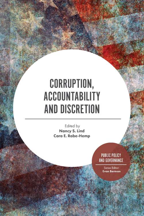 Book cover of Corruption, Accountability and Discretion (Public Policy and Governance)