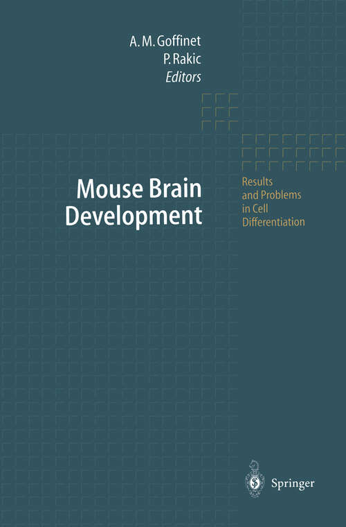 Book cover of Mouse Brain Development (2000) (Results and Problems in Cell Differentiation #30)
