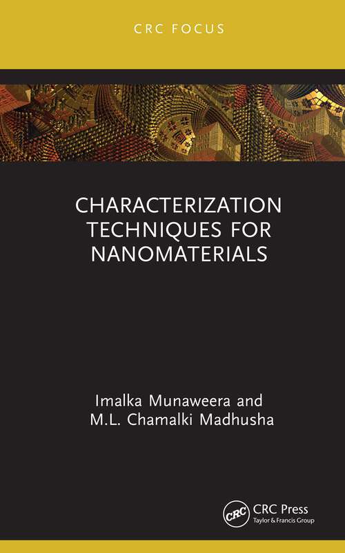 Book cover of Characterization Techniques for Nanomaterials