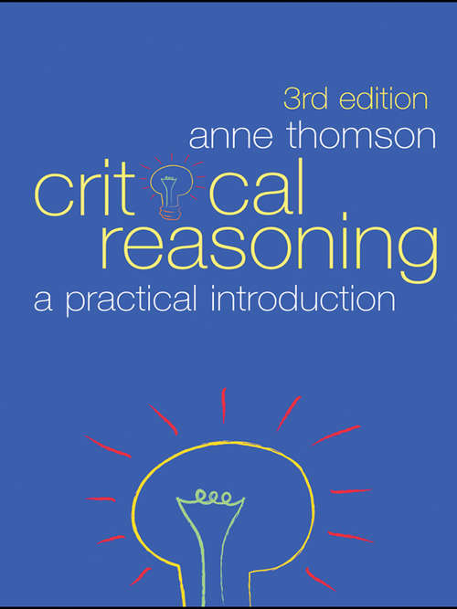 Book cover of Critical Reasoning: A Practical Introduction