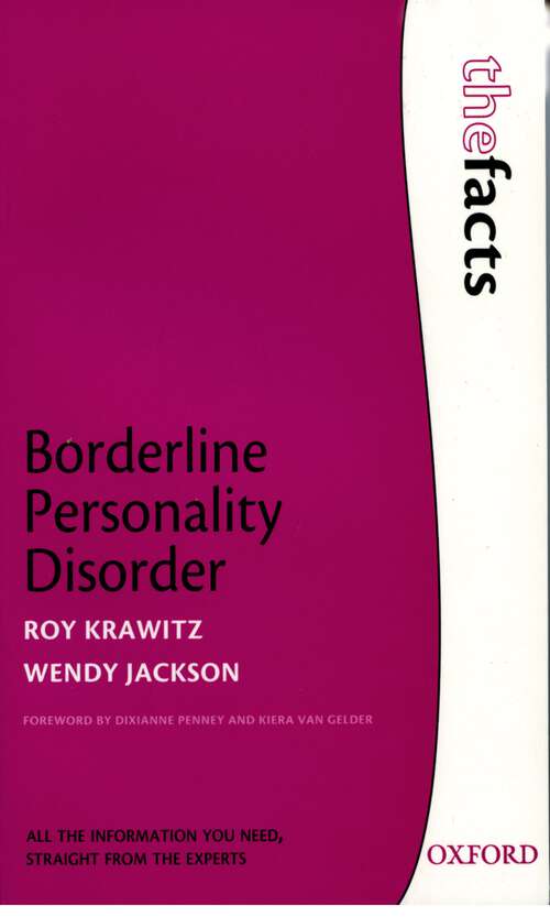 Book cover of Borderline Personality Disorder (The Facts)