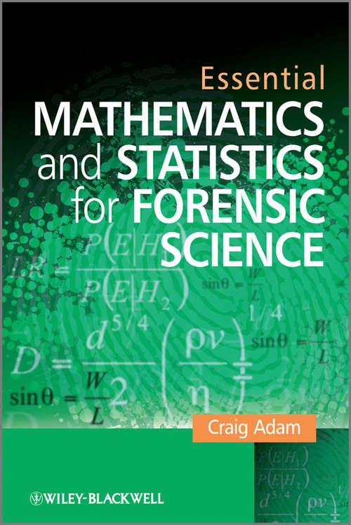Book cover of Essential Mathematics and Statistics for Forensic Science (2)