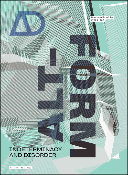 Book cover of Alt-Form: Indeterminacy and Disorder (Architectural Design)