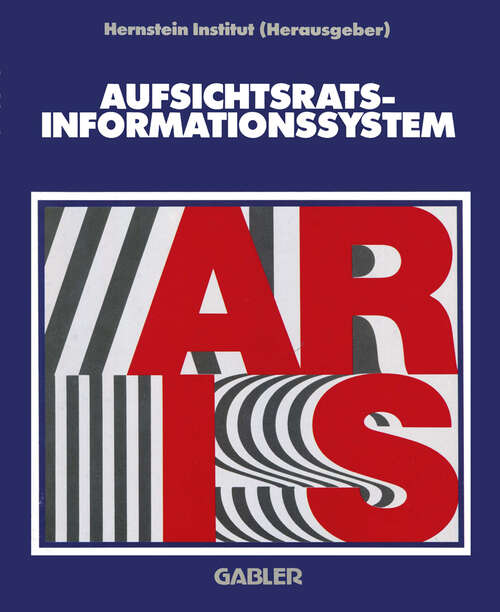 Book cover of Aufsichtsrats-Informationssystem (1988)