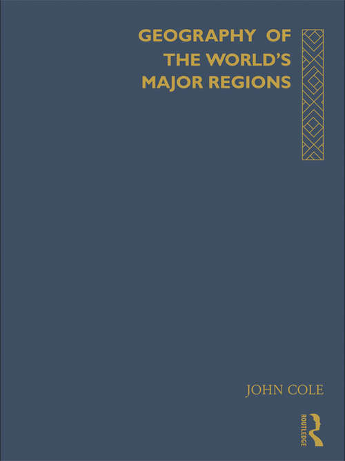 Book cover of Geography of the World's Major Regions