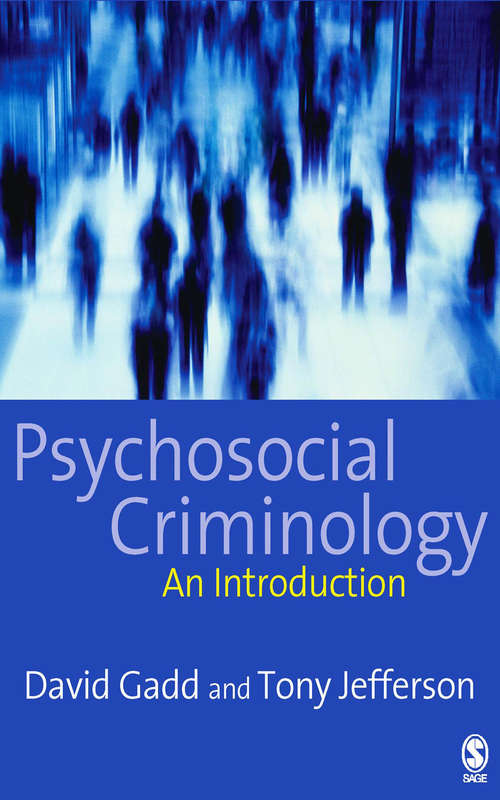 Book cover of Psychosocial Criminology