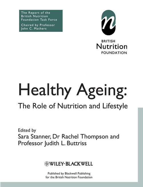 Book cover of Healthy Ageing: The Role of Nutrition and Lifestyle (British Nutrition Foundation)