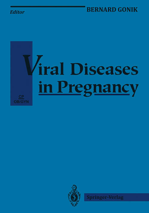 Book cover of Viral Diseases in Pregnancy (1994) (Clinical Perspectives in Obstetrics and Gynecology)