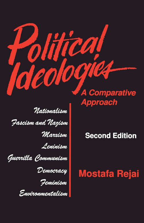 Book cover of Political Ideologies: A Comparative Approach (2)