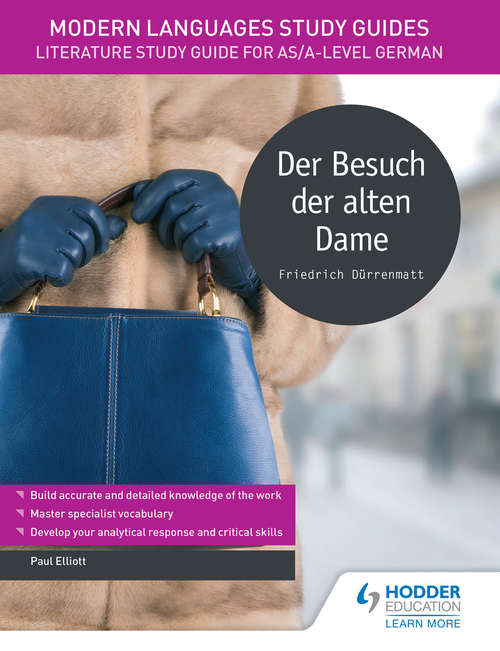 Book cover of Modern Languages Study Guides: Literature Study Guide for AS/A-level German (Film and literature guides)