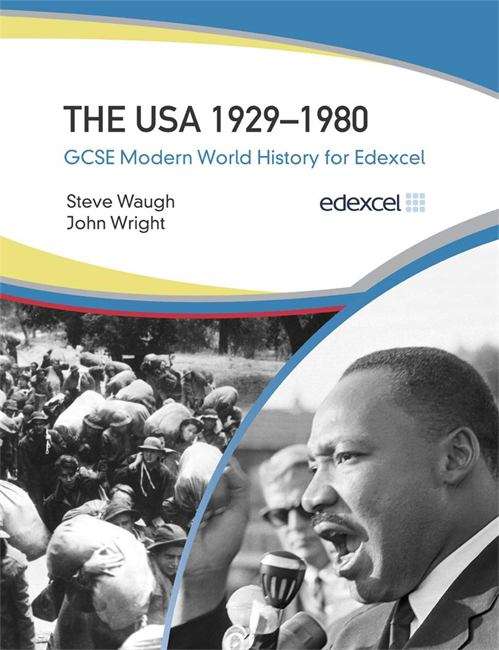 Book cover of GCSE Modern World History for Edexcel: The USA 1929-1980 (PDF)