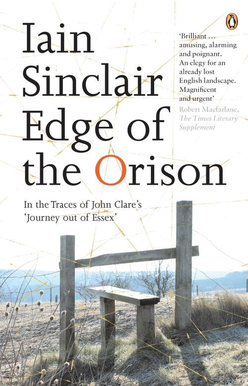 Book cover of Edge of the Orison: In the Traces of John Clare's 'Journey Out of Essex'