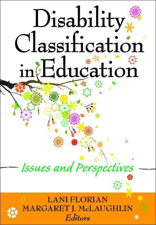 Book cover of Disability Classification in Education: Issues and Perspectives (PDF)