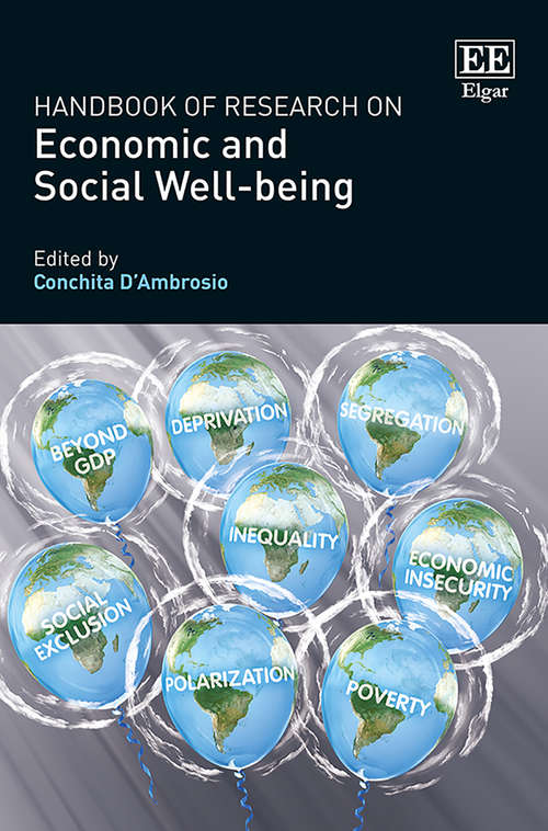 Book cover of Handbook of Research on Economic and Social Well-being (Elgar Original Reference Ser.)