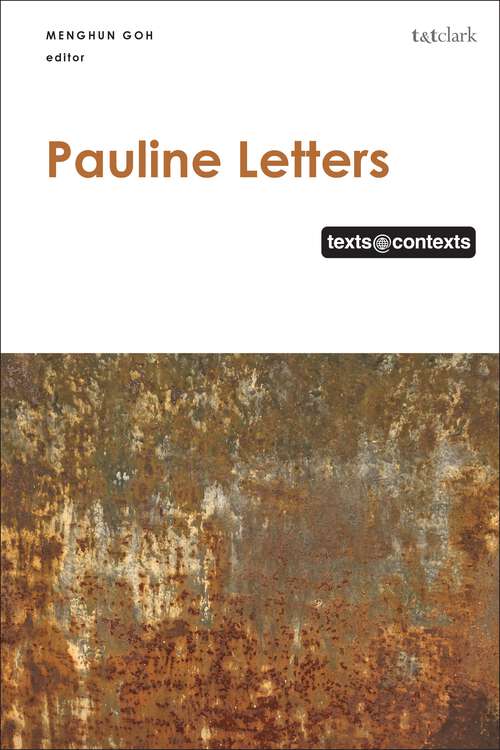 Book cover of Pauline Letters: Texts @ Contexts (Texts @ Contexts)