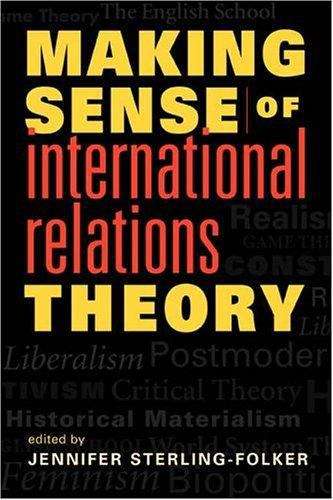 Book cover of Making Sense of International Relations Theory (PDF)