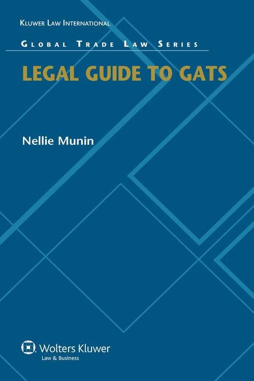 Book cover of Legal Guide to GATS