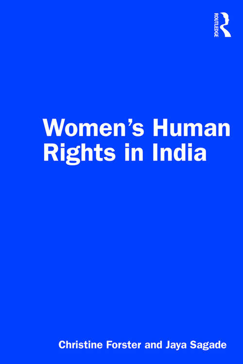 Book cover of Women’s Human Rights in India