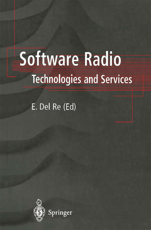 Book cover of Software Radio: Technologies and Services (2001)