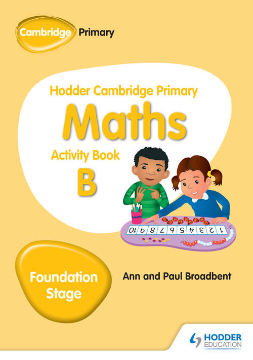 Book cover of Hodder Cambridge Primary Maths Activity Book B Foundation Stage (PDF)
