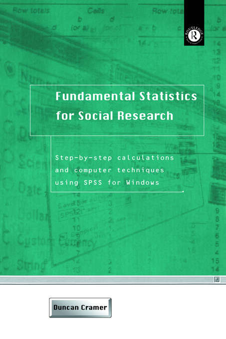 Book cover of Fundamental Statistics for Social Research: Step-by-Step Calculations and Computer Techniques Using SPSS for Windows