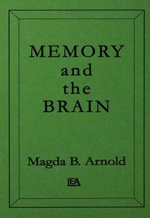 Book cover of Memory and the Brain
