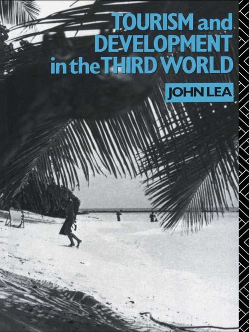 Book cover of Tourism and Development in the Third World
