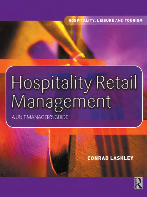 Book cover of Hospitality Retail Management