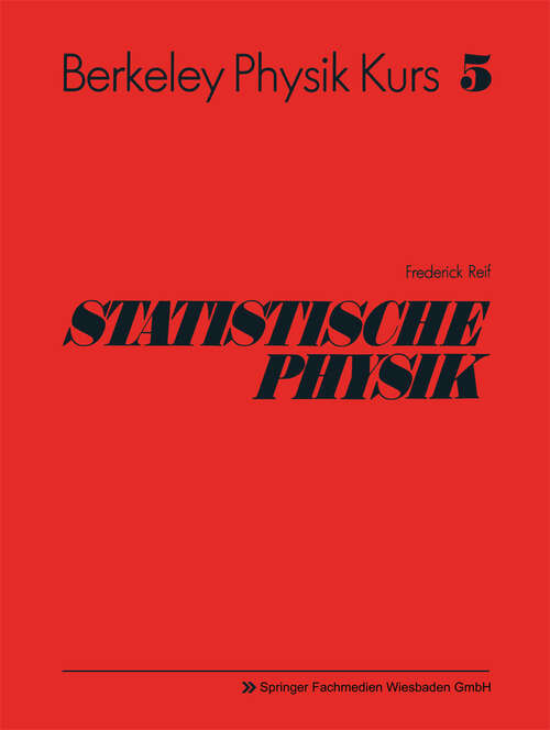 Book cover of Statistische Physik (1977)
