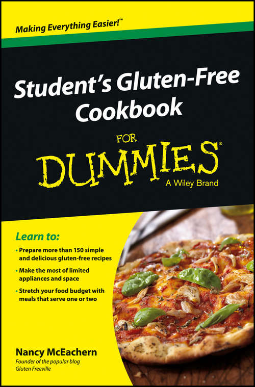 Book cover of Student's Gluten-Free Cookbook For Dummies