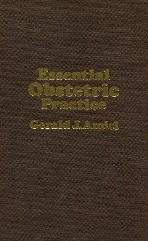 Book cover of Essential Obstetric Practice (1981)