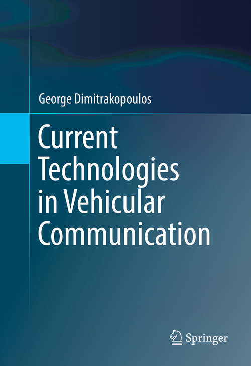 Book cover of Current Technologies in Vehicular Communication