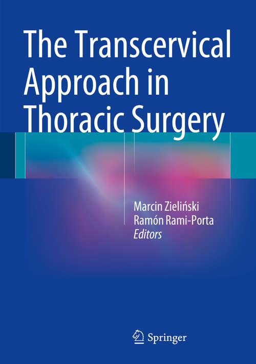 Book cover of The Transcervical Approach in Thoracic Surgery (2014)