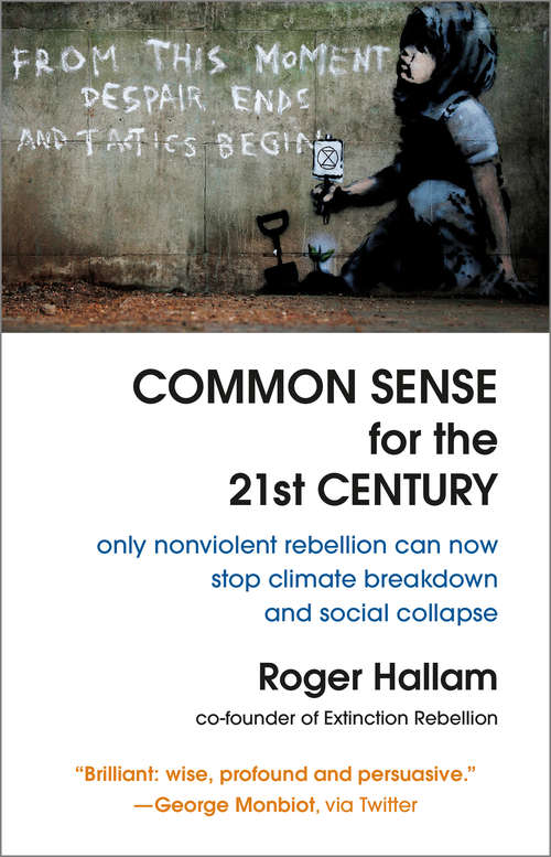 Book cover of Common Sense for the 21st Century: Only Nonviolent Rebellion Can Now Stop Climate Breakdown and Social Collapse