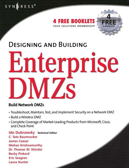 Book cover of Designing and Building Enterprise DMZs