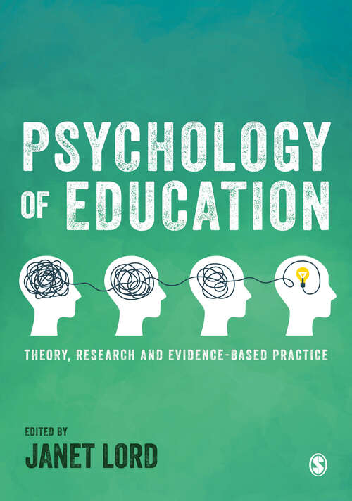 Book cover of Psychology of Education: Theory, Research and Evidence-Based Practice